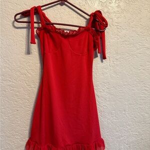 SHEIN Red Mini Dress